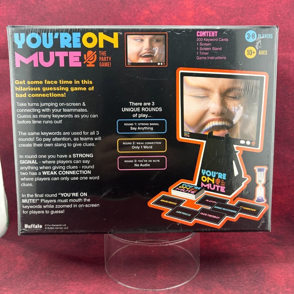 You're On Mute - Buffalo Games Party Game for Family Game Night NEW Sealed Read - Picture 2 of 7